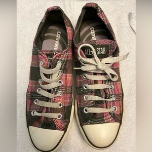 Gray and Pink Converse